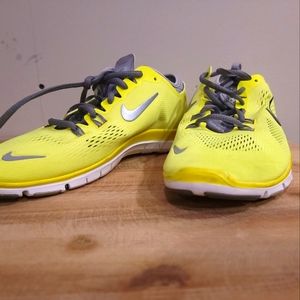 Nike Free 5.0, 8.5, neon yellow